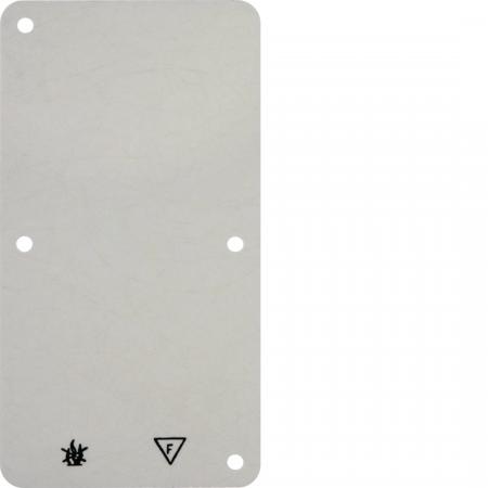 Hager Bodenplatte für AP-Rahmen 2fach 82x153mm