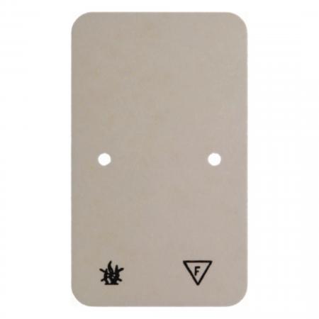 Hager Bodenplatte für AP-Rahmen 2fach 61x120mm