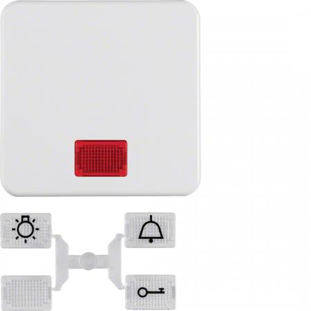 Hager Wippe mit 5 Linsen WG UP IP44 polarweiß
