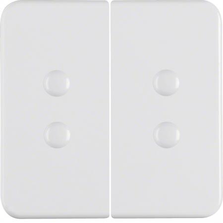 Hager Wippe 2fach anschraubbar WG UP IP44 pw