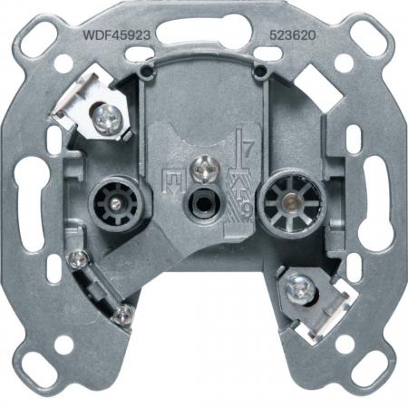Hager Antennen-Std. TV FM 20dB Durchg.-Dose