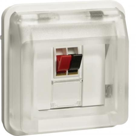 Hager Lautsprecherdosen-Einsatz 1F W.1 pw