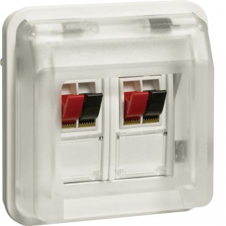 Hager Lautsprecherdosen-Einsatz 2F W.1 pw
