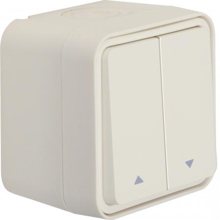 Hager Jalousie-Serienschalter Pfeile AP W.1 pw