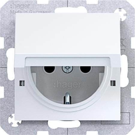 Hager Stkd SCHUKO KLD EHBS A.x/C.x lweiß gl