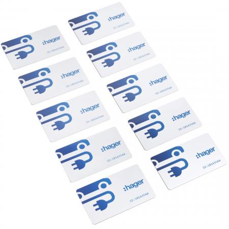 Hager RFID Karten zehn Stück