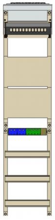 Hager Nachrüstfeld,univers Z,Vert.,VDI,1050mm