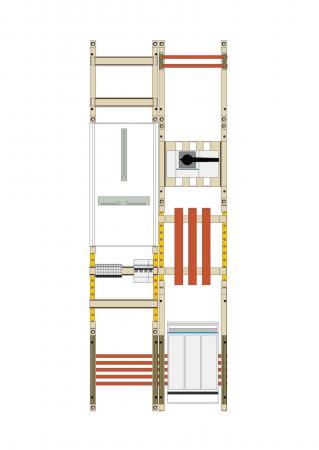Hager Wa+MeFeld,Univ.N,1350x500x160,DE,200A