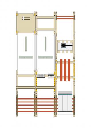 Hager Wa+MeFeld,Univ.N,1350x750x160,DE,200A