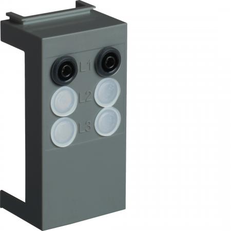 Hager Gerätehalter f. Amperemeter 3-phasig FV+