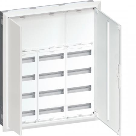 Hager Feldverteiler UP 144PLE, mit Abd. (150mm), IP30, SKII, Nischemaße 957x815x