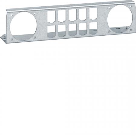 Hager Patchpanel für 10xRJ45+2x Integro flow