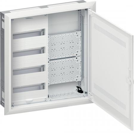 Hager Feldverteiler Unterputz 48PLE+Multimedia, IP30, SKII, Nischenmaße 657x565x