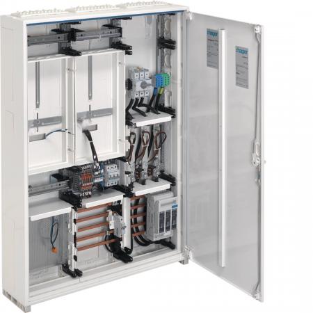 Hager Wandler- & Messschr, Univ.N 1100x800x205, 2ZF APZ NAR NH00 SLTS AAR Lasttr