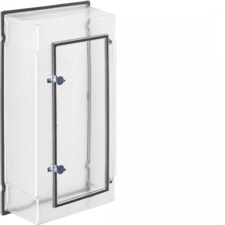 Hager Zählerfeldabdeckung, Zubehör, IP54, 450 mm, Klarsicht, mit Tür, für 3.HZ