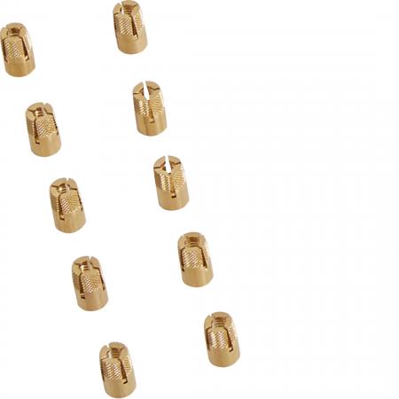 Hager Innengewindebuchse M6 x 12,5 mm, 10 Stk.