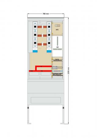 Hager ZAW,Univ.N,250/400A,IP44,SKII,TAB-N3.61