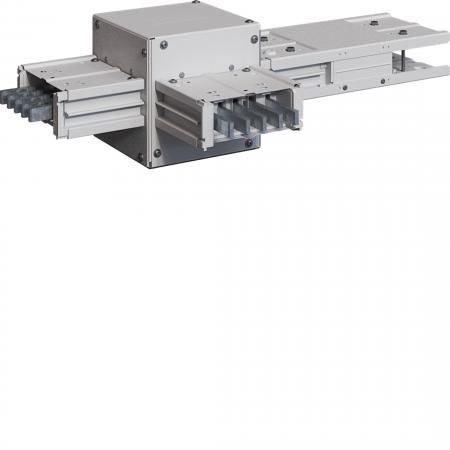 Hager unibar M, 1000A, T-Stück horiz., links