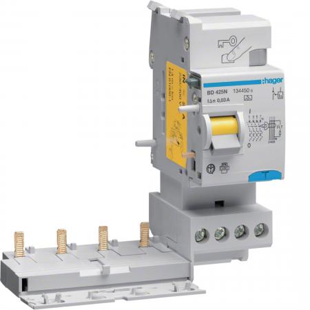 Hager FI-Block 4polig 25A 30mA Typ A