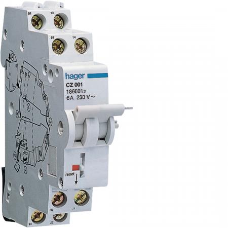 Hager Kontakt für FI-Schalter 2(1S+1Ö) 6A 240V