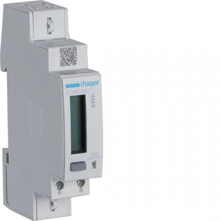 Hager Energiezähler 1ph,direkt 40A, MBUS, MID
