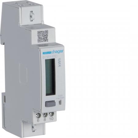 Hager Energiezähler 1ph,direkt 40A, MODBUS,MID