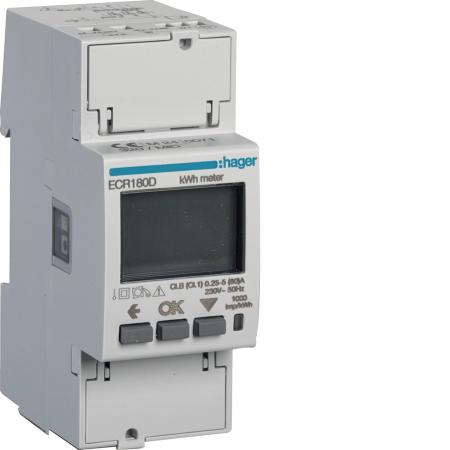 Hager Energiezähler 1ph,direkt 80A, MODBUS,MID
