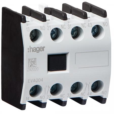 Hager Hilfskontakt 2S+2Ö zu EV040-170,EVN063-
