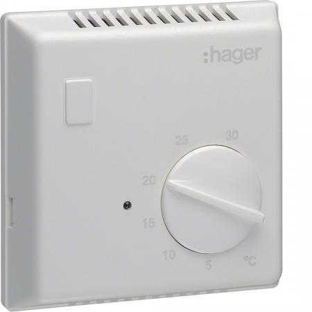 Hager Raumthermostat,Bimetall,m.Schließer+LED