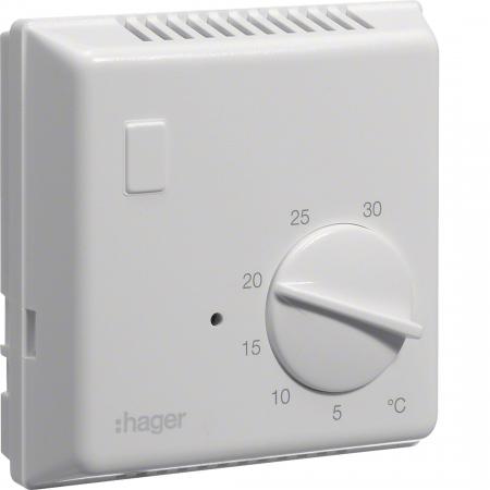 Hager Raumthermostat,Bimetall,m.Schließerkont.