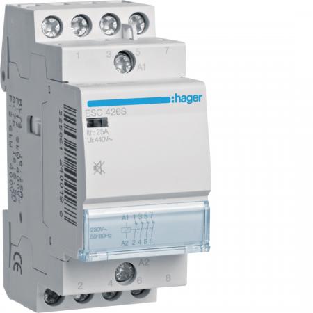 Hager Installationsschütz brumm 25A 4Ö 230V