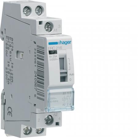 Hager Installationsrelais 16A 2S 230V