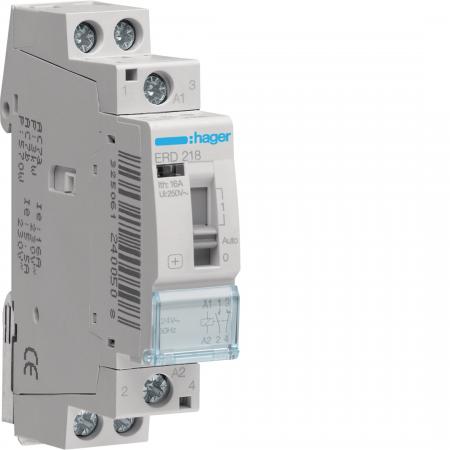 Hager Installationsrelais 16A 1S+1Ö 24V