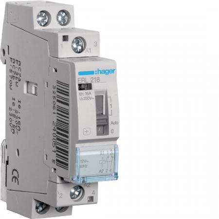 Hager Installationsrelais 16A 1S+1Ö 12V