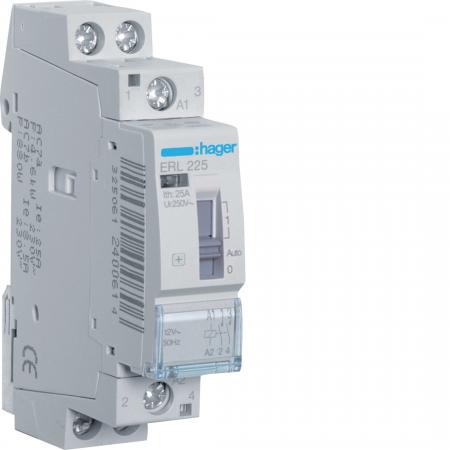 Hager Relais , 25A, 2S, 12V