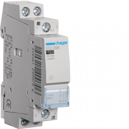 Hager InstallationsSchütze 25A 2Ö 230V