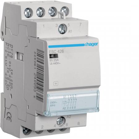 Hager Installationsschütz 25A 4Ö 230V