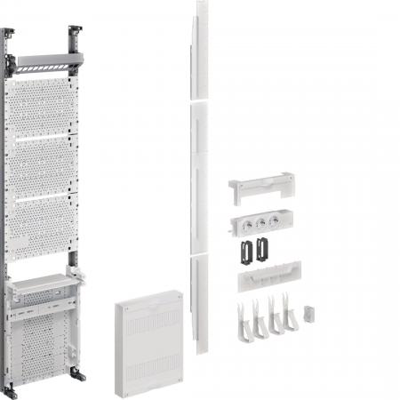 Hager Multimediafeld Telekommunikation, univers Z, H:1050mm, 1-feldig, mit APZ u