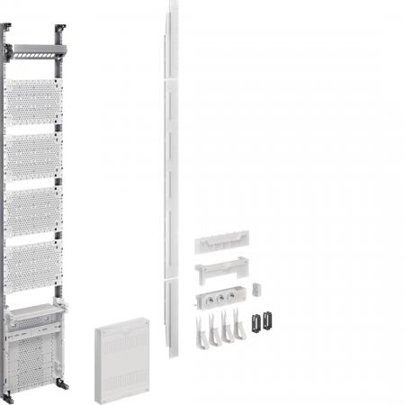 Hager Multimediafeld Telekommunikation, univers Z, H:1350 mm, 1-feldig, mit APZ