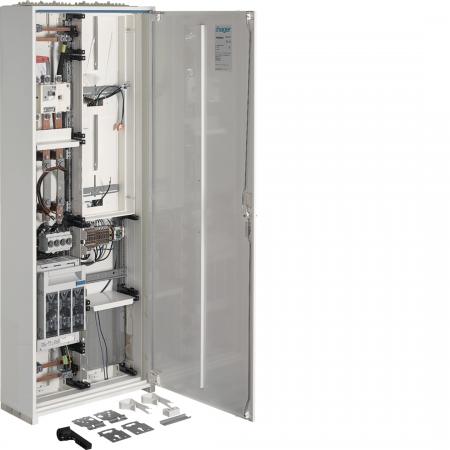 Hager Wandlerschrank, univers N, bis 250 A, IP44, SKII, 1400 x 550 x 205 mm