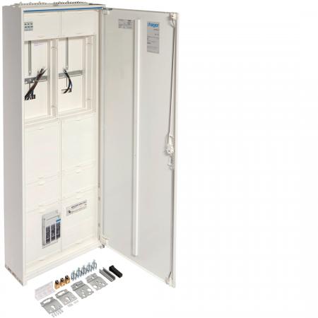 Hager Wandler- und Messschrank,mit APZ,univers N,bis 160 A,IP44,SKII,1400x550x20