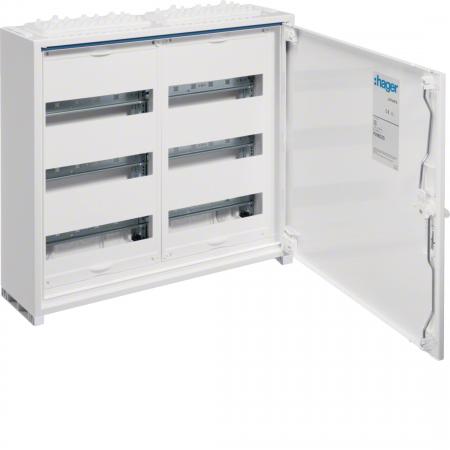 Hager Feldverteiler Aufputz, 500x550x161, univers, IP44, SKII, 72PLE, QuickConne