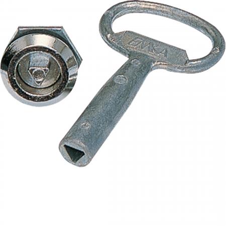 Hager Schließung,univers,Dreikantverschluß,7mm