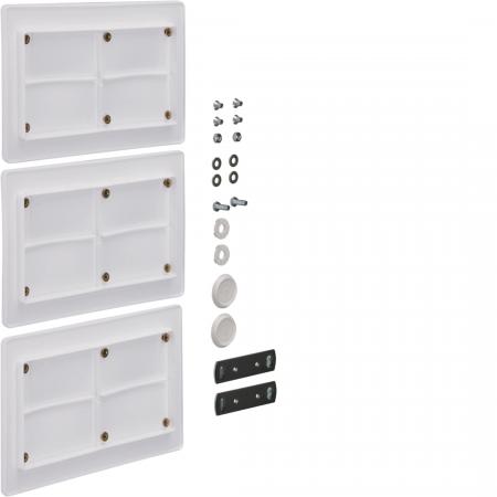 Hager Verbinder,univers,SK gleich,f.IP54,3feld