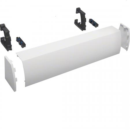 Hager Kabelrangierkanal, 3-feldig, aufsteckbar, HxBxT 176 x 800 x 135mm, reinwei