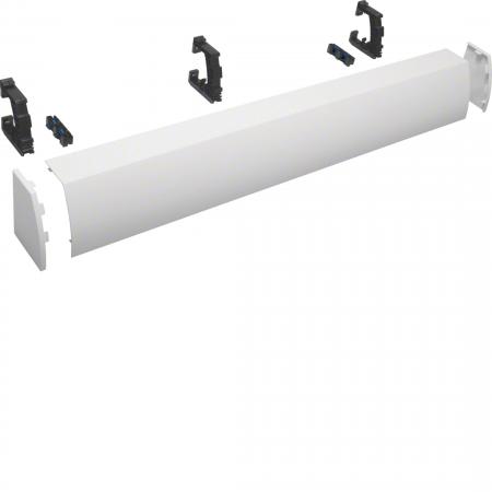 Hager Kabelrangierkanal, 5-feldig, aufsteckbar, H x B x T176 x 1300 x 135 mm, RA
