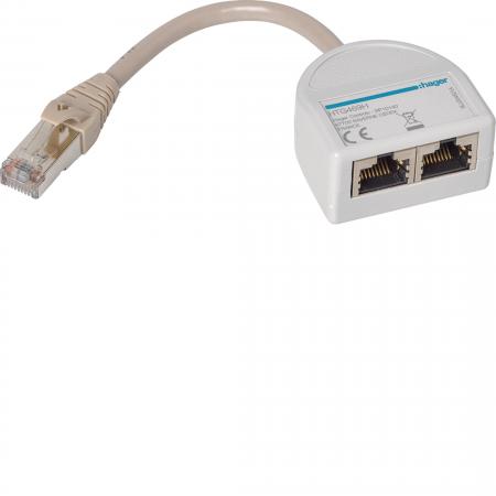 Hager T RJ45 Modbus Steckverbinder
