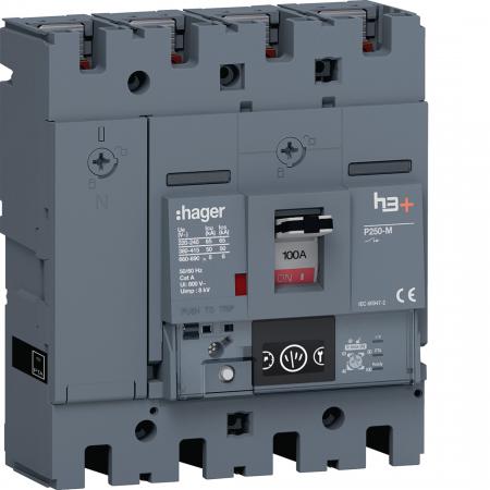 Hager Leistungssch.h3+ P250 Energy 4x100A 50kA