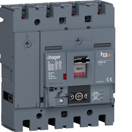 Hager Leistungssch.h3+ P250 Energy 4x160A 40kA