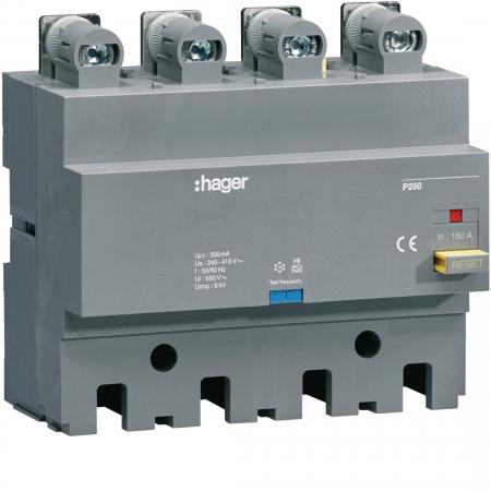 Hager FI-Block P250 4P 160A Idn 300 mA fest